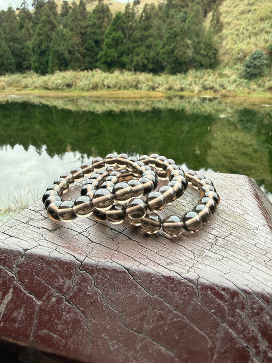 【高透茶水晶手串】