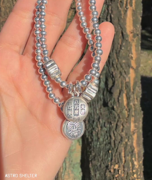 【西藏扎基寺開光純銀手鏈】 *剩1位